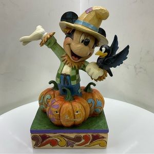 Walt Disney Showcase Collection Harvest Scarecrow #4039066 Mickey Mouse